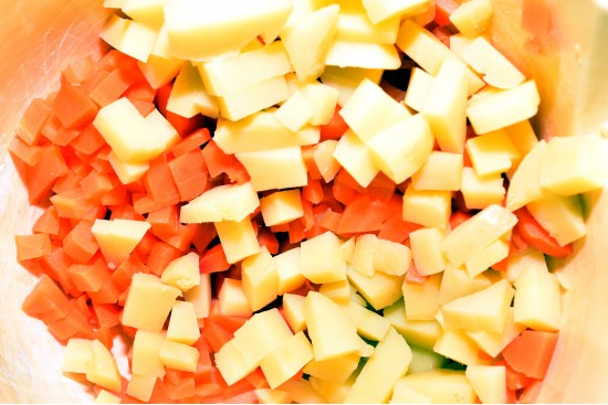 Catering Carrot & Turnip Diced 700g €4.10