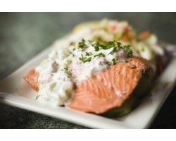 Catering Salmon In Parsley Sauce 4 Slices €16.00