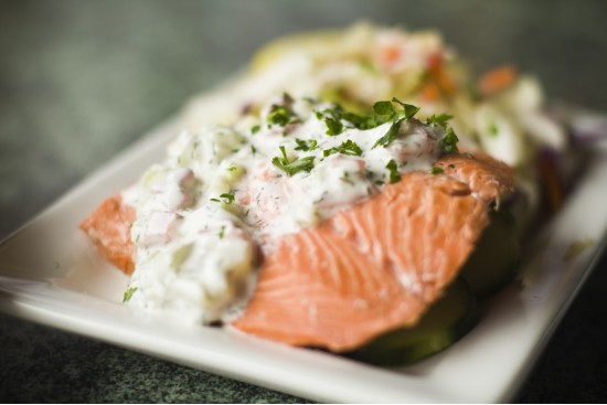 Catering Salmon In Parsley Sauce 4 Slices €16.00