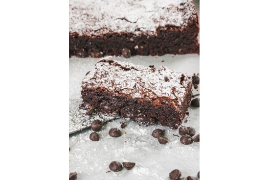 Slice Chocolate Chip Brownie €1.95