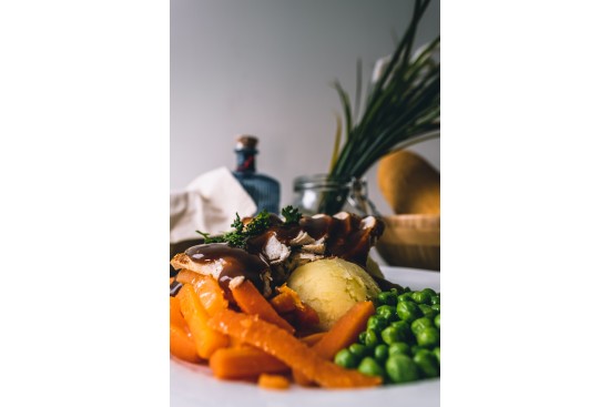 Roast Chicken Dinner €6.50
